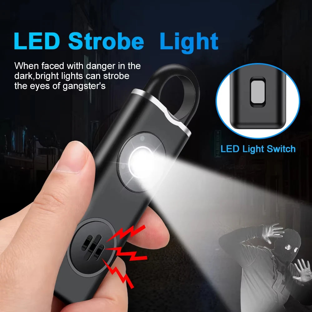 Hollarm 130dB Personal Safety Alarm — Loud Siren Keychain for Women, Children & Elderly