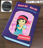 Classic Book Safe with Key Lock — Metal Steel Hidden Safe for Cash, Coins & Jewelry