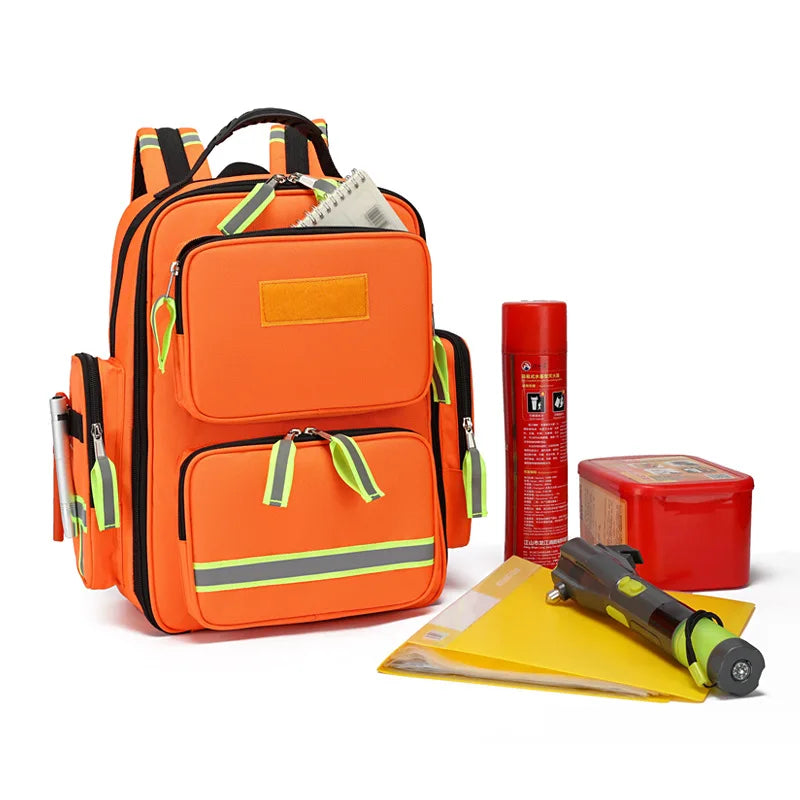 Emergency First Aid Backpack — Large Capacity Outdoor Survival Kit