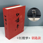 Classic Book Safe with Key Lock — Metal Steel Hidden Safe for Cash, Coins & Jewelry