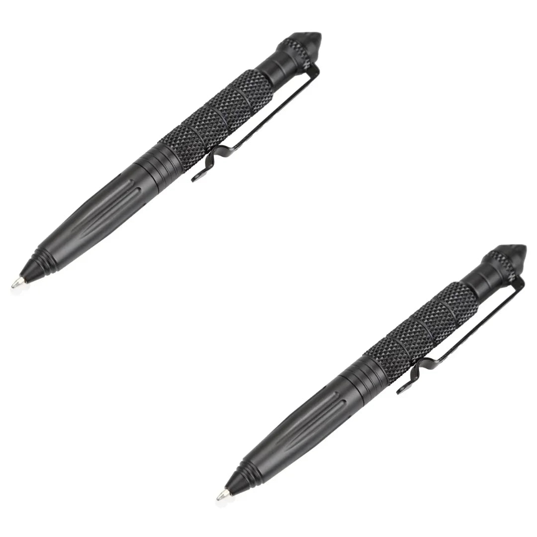 Military Tactical Pen — Aviation Aluminum Glass Breaker & Emergency Survival Tool