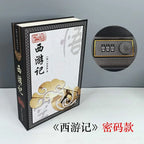 Classic Book Safe with Key Lock — Metal Steel Hidden Safe for Cash, Coins & Jewelry