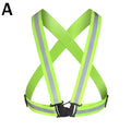 Reflective Safety Vest — Adjustable High-Visibility Running & Cycling Vest for Adults & Kids