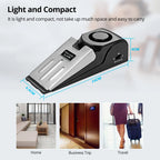 Door Stop Alarm — 120dB Wedge Security Alert with 3 Sensitivity Levels