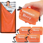 Emergency Survival Sleeping Bag — Thermal Mylar Bivy Sack, Waterproof & Lightweight