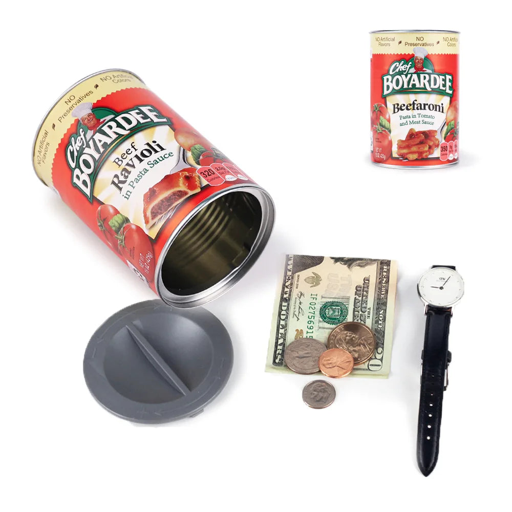 Diversion Safe Food Can — Secret Stash Hidden Compartment for Kitchen Storage