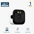 HEIYOUCAM 2K Window Security Camera — No-Drill Indoor & Outdoor Monitoring with Human Detection