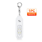 Hollarm 130dB Personal Safety Alarm Keychain — USB Rechargeable with Emergency LED Light