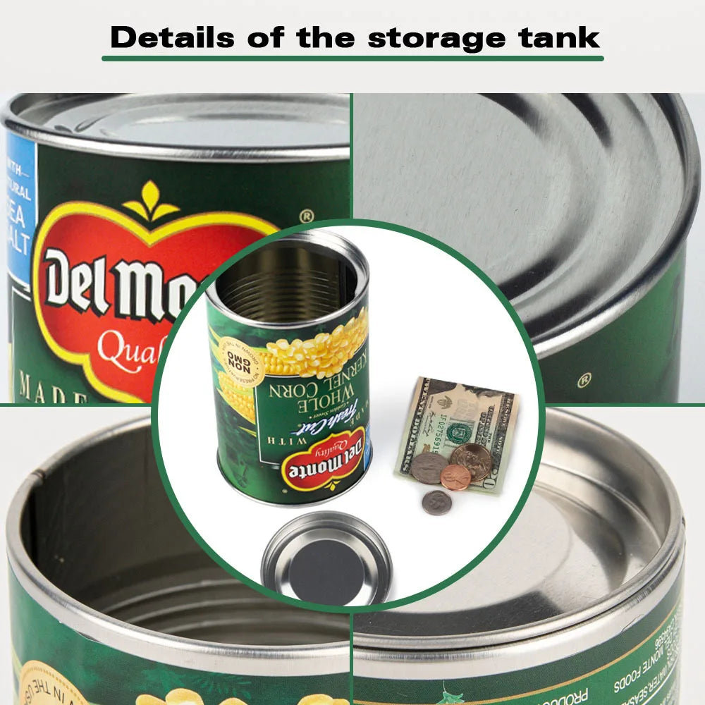 Diversion Safe Food Can — Secret Stash Hidden Compartment for Kitchen Storage