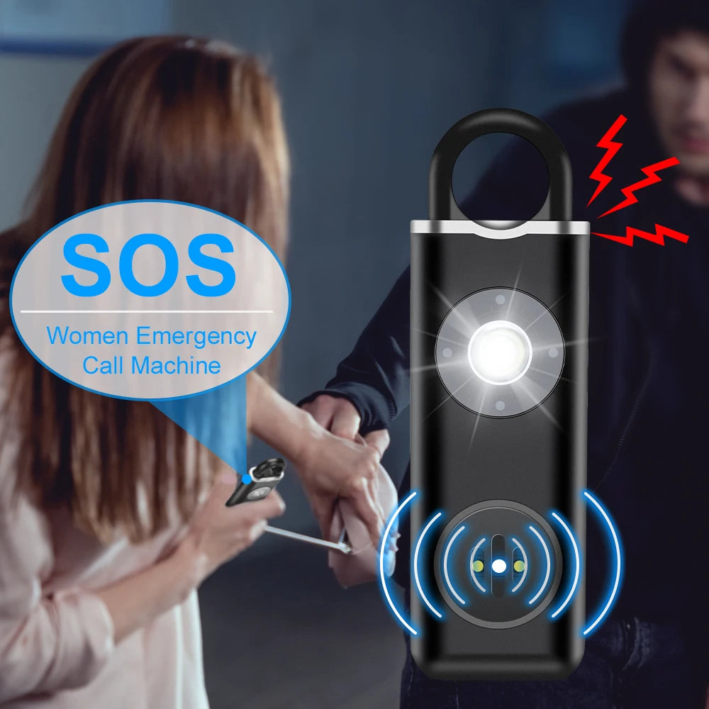 Hollarm 130dB Personal Safety Alarm — Loud Siren Keychain for Women, Children & Elderly