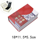 Classic Book Safe with Key Lock — Metal Steel Hidden Safe for Cash, Coins & Jewelry