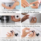 Magnetic Child Safety Lock — Invisible Cabinet & Drawer Latch for Baby Proofing