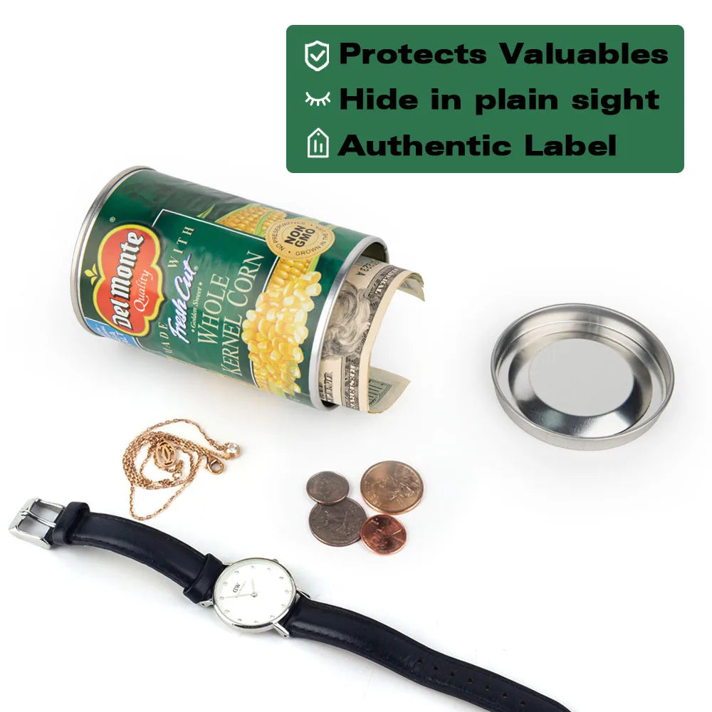 Diversion Safe Food Can — Secret Stash Hidden Compartment for Kitchen Storage