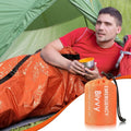 Emergency Survival Sleeping Bag — Thermal Mylar Bivy Sack, Waterproof & Lightweight
