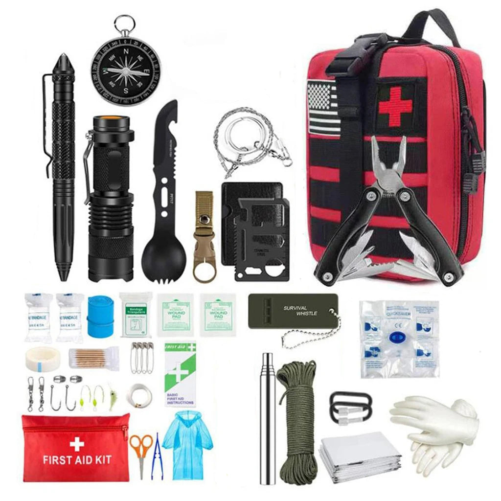 IFAK Survival First Aid Kit — MOLLE Trauma Bag for Hiking & Adventures