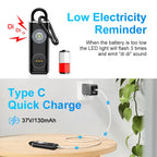 Hollarm 130dB Personal Safety Alarm — Loud Siren Keychain for Women, Children & Elderly