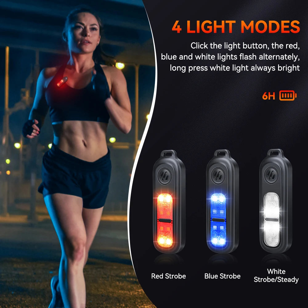 Hollarm 130dB Personal Safety Alarm Keychain — USB Rechargeable with Emergency LED Light