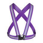 New Highlight Reflective Straps Night Running Riding Clothing Vest Adjustable Safety Vest Elastic Band For Adults and Children