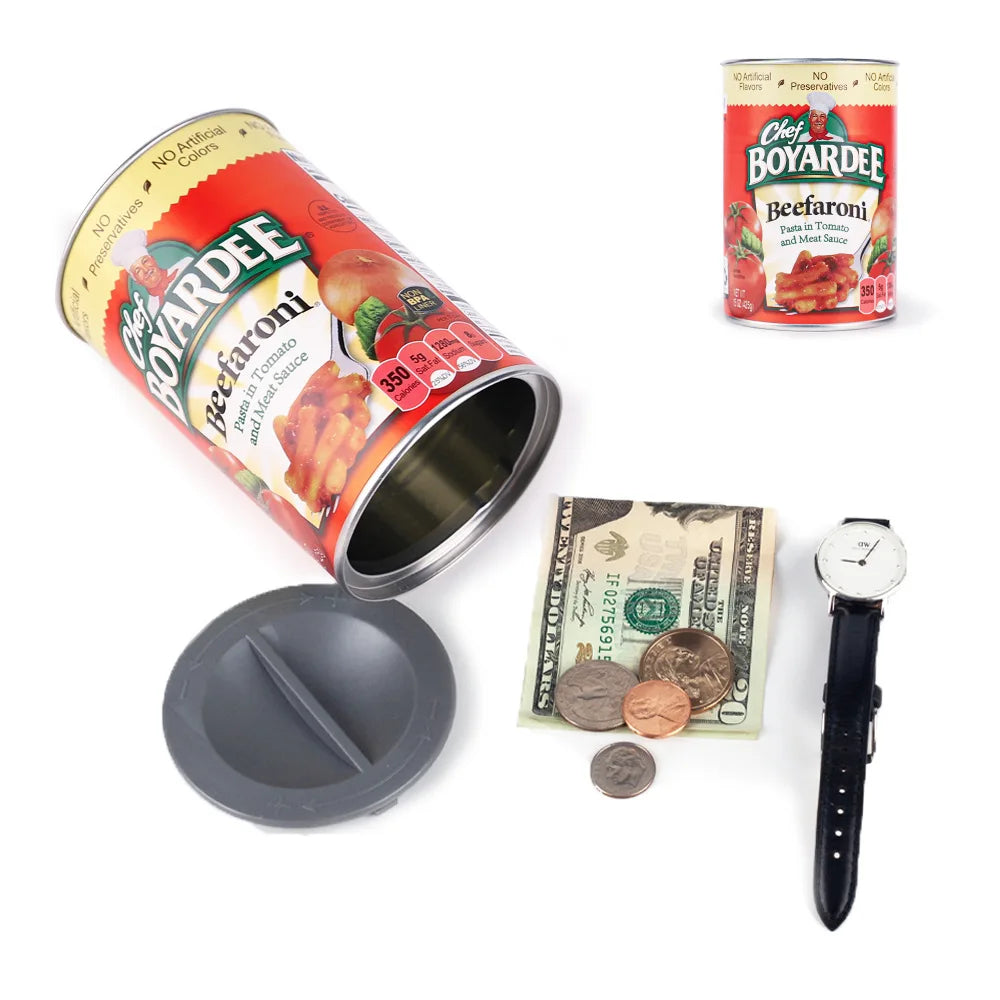 Diversion Safe Food Can — Secret Stash Hidden Compartment for Kitchen Storage