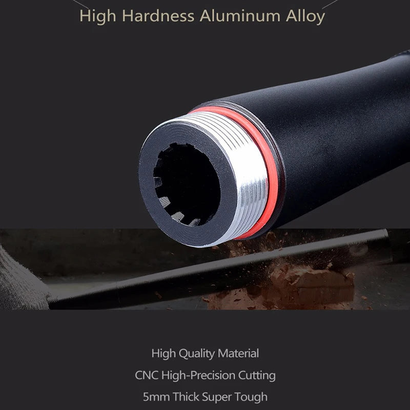 Baseball Bat LED Flashlight — Super Bright Waterproof Aluminum Baton Torch for Self-Defense & Emergencies