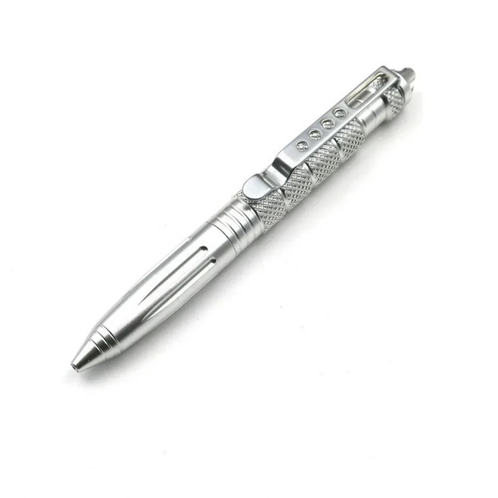 Military Tactical Pen — Aviation Aluminum Glass Breaker & Emergency Survival Tool