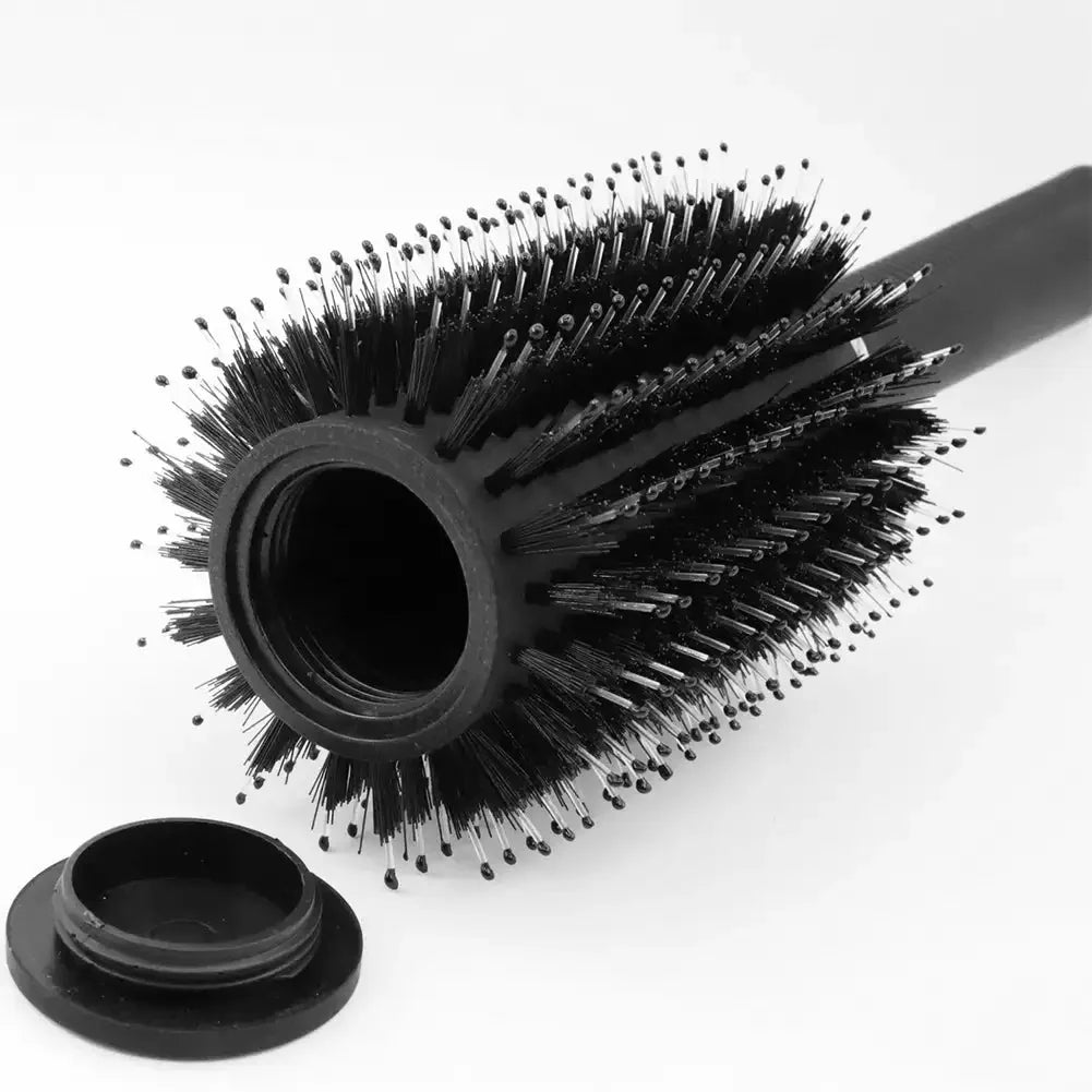 Secret Stash Hair Brush — Diversion Safe Hidden Compartment for Cash & Valuables