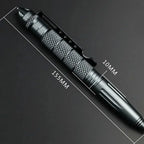 Military Tactical Pen — Aviation Aluminum Glass Breaker & Emergency Survival Tool