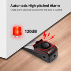 Door Stop Alarm — 120dB Wedge Security Alert with 3 Sensitivity Levels