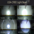 Baseball Bat LED Flashlight — Super Bright Waterproof Aluminum Baton Torch for Self-Defense & Emergencies