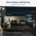 HEIYOUCAM 2K Window Security Camera — No-Drill Indoor & Outdoor Monitoring with Human Detection